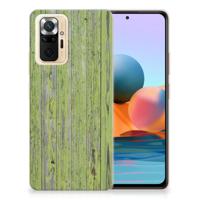 Xiaomi Redmi Note 10 Pro Bumper Hoesje Green Wood - thumbnail