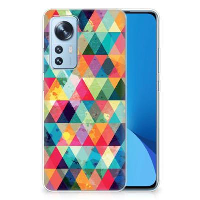 Xiaomi 12 | 12X | TPU bumper | Geruit