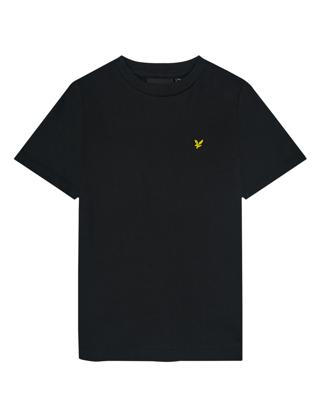 Plain T-shirt Jet Black
