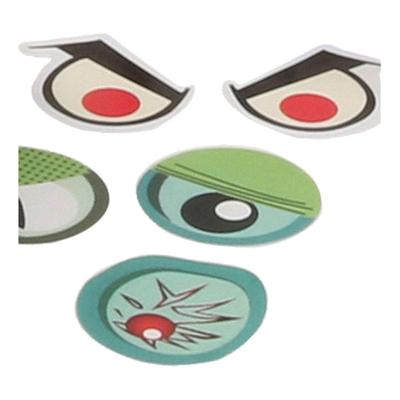 Creativ Company Sticker ogen, ogen/snor, d 17 mm, 2000 stuk/ 1 doos