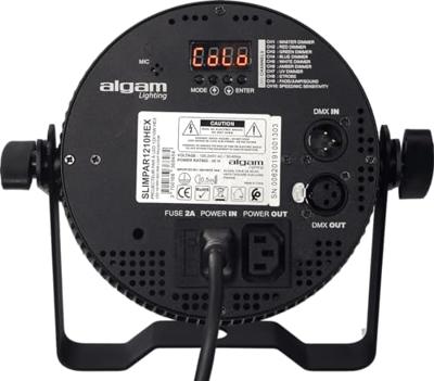 Algam Lighting Slimpar 1210 HEX LED-par 12x 10W RGBWAU