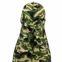 w-5 Camouflage lange-tailed Pirate Hat tulband Cap afdrukken - thumbnail
