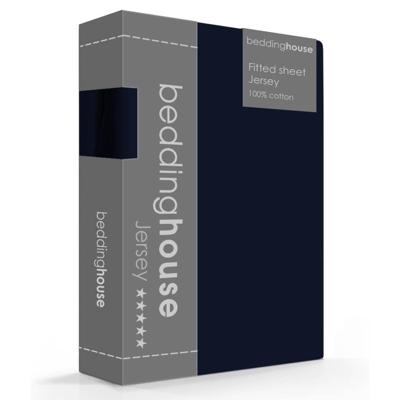 Beddinghouse Hoeslaken Jersey Navy-70/80/90 x 200/220 cm