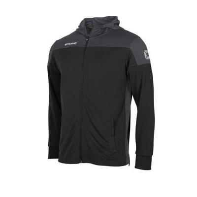 Stanno 408014 Pride Full Zip Hooded - Black-Anthracite - L