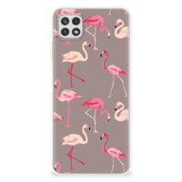 Samsung Galaxy A22 5G | TPU Hoesje | Flamingo - thumbnail