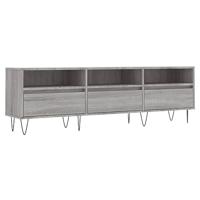 Tv-meubel 150x30x44,5 cm bewerkt hout grijs sonoma eikenkleurig - thumbnail
