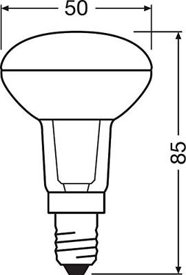 OSRAM HOMELIGHTING 4058075433342 LED-lamp Energielabel F (A - G) E14 Reflector 2.6 W = 40 W Koudwit (Ø x l) 50 mm x 85 mm 1 stuk(s) OSRAM HOMELIGHTING 4058075433342 LED-lamp Energielabel F (A - G) E14 Reflector 2.6 W = 40 W Koudwit (Ø x l) 50 mm x 85 mm 1 stuk(s)