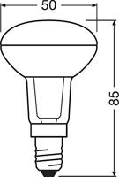OSRAM HOMELIGHTING 4058075433342 LED-lamp Energielabel F (A - G) E14 Reflector 2.6 W = 40 W Koudwit (Ø x l) 50 mm x 85 mm 1 stuk(s) - thumbnail