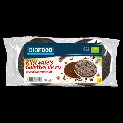 Damhert Biofood Rijstwafels Chocolade Damhert Biofood Rijstwafels Chocolade