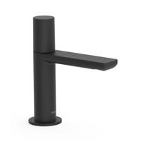 Fonteinkraan Tres Project 1-Knop Uitloop Recht 10 cm Rond Mat Zwart Tres - thumbnail