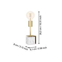 Stars of Light Gouden tafelampCarmita met marmeren voet - 390169 - thumbnail