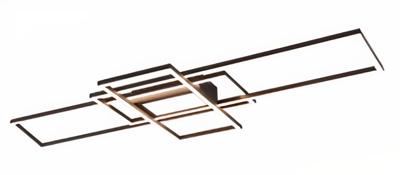 Trio Moderne PlafonnièreIrvine zwart - 620010442