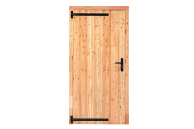 Red Class Wood enkele dichte deur 100x205 cm buitenmaat - links scharnierend- - Hout- Tuindeco Red Class Wood enkele dichte deur 100x205 cm buitenmaat - links scharnierend- - Hout- Tuindeco