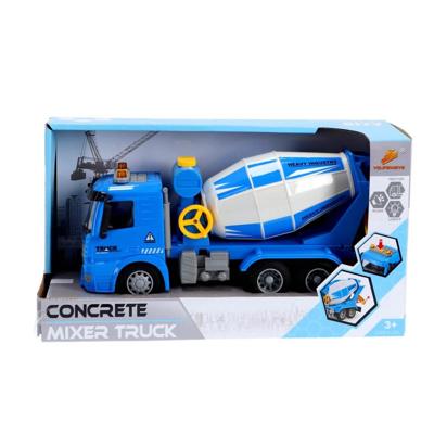 Betonmixer Truck 30 cm + Licht en Geluid Blauw/Grijs Betonmixer Truck 30 cm + Licht en Geluid Blauw/Grijs