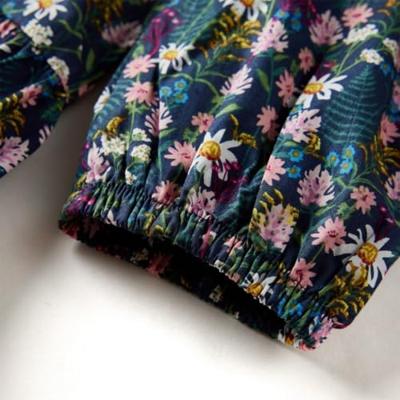 Kinderjurk met lange mouwen 92 donkerblauw