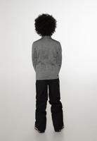 Protest Prtwillowy 1/4 Zip Pully Kinderen Dark Grey Melee 116 - thumbnail