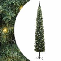 VidaXL Kunstkerstboom groen 270 cm pvc en staal en kunststof - thumbnail