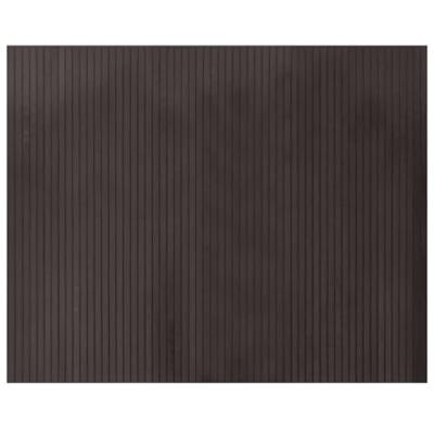 VidaXL Vloerkleed rechthoekig 80x100 cm bamboe donkerbruin