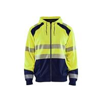 Blåkläder Hooded Sweatshirt High-Vis 35462528 | High-Vis Geel/Marineblauw | Maat 3XL - 7330509609910 - thumbnail