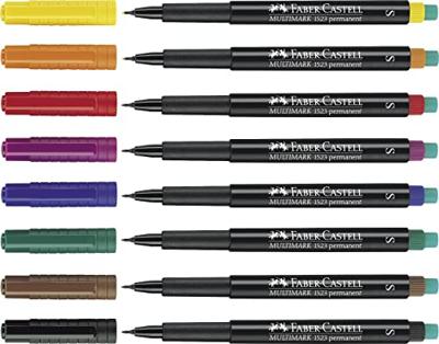 Permanente markeerstift Faber-Castell Multimark 1523 S Groen (10 Stuks)