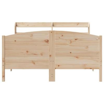Bedframe zonder matras massief grenenhout 140x190 cm