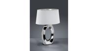 Trio TafellampTaba 52cm chroom met wit - R50521089 - thumbnail