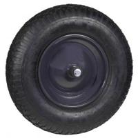 Kruiwagenwiel met metalenvelg en naaldlager - thumbnail