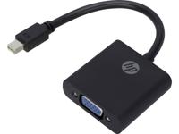 HP 2UX10AA VGA (D-Sub) Mini DisplayPort Zwart - thumbnail