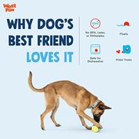 West Paw hondenspeelgoed met zogoflex toppl s appelgroen - thumbnail