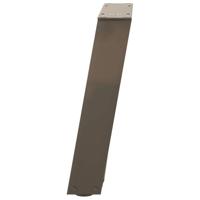 Salontafelpoten 2 st U-vormig 28x(42-43) cm staal naturel - thumbnail