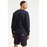Superdry regular fit sweatshort donkerblauw - thumbnail