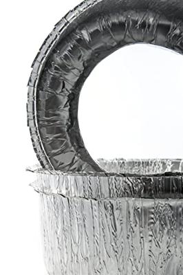 Aluminium wegwerp kom (set)