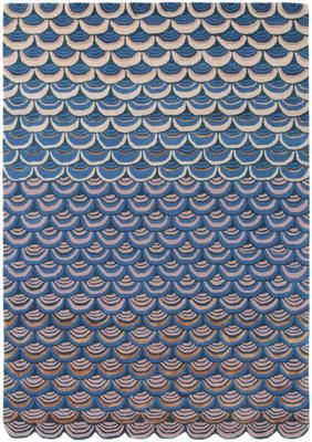 Ted Baker - Masquerade Blue 160008 - 140x200 cm Vloerkleed