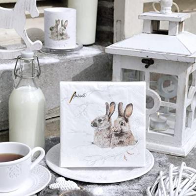 Ambiente Servetten 33cm Winter Morning