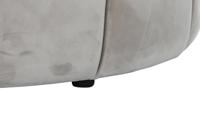 Voetensteun DKD Home Decor Beige Polyester Hout MDF (86 x 86 x 48 cm) - thumbnail