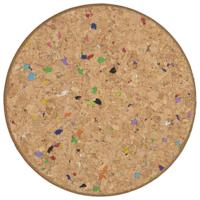 HEMA Onderzetter theepot Ø 18 cm kurk recycled terrazzo (multicolor) - thumbnail