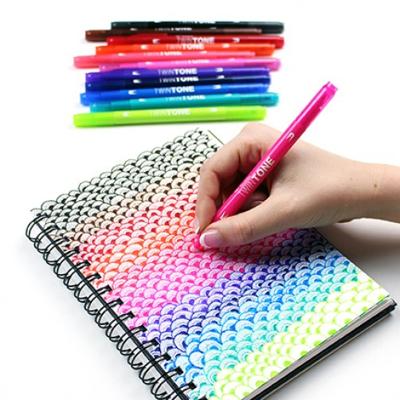 Tombow • twintone set van 12 bright colors