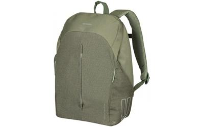 Basil B.V. Fietsrugzak voor 13" laptop basil b-safe commuter nordlicht 13 liter 26 x 13 x 40 cm - olijfgroen