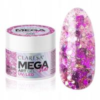 Claresa megastar pink pixel uv/led art gel 10gr. - thumbnail