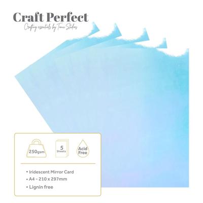 Craft Perfect By Tonic Studios Craft perfect • mirror card iridescent 250g bejeweled blue 5pcs