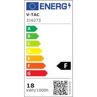 V-TAC LED-buis-Buis Energielabel: F (A - G) G13 T8 18 W Neutraalwit 1 stuk(s) (Ø x h) 28 mm x 1200 mm - thumbnail
