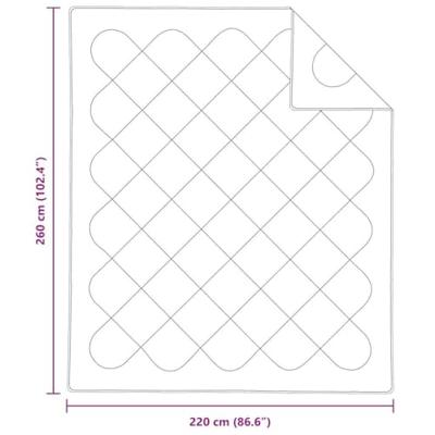 VidaXL Dekbed wit 200 x 155 x 4 cm polyester VidaXL Dekbed wit 200 x 155 x 4 cm polyester