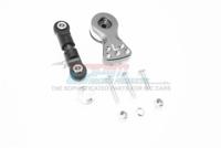 GPM Spring Steel Anti-Thread Tie Rod with Alu. Servo Horn 25T, Silver - Arrma Kraton 6S - thumbnail