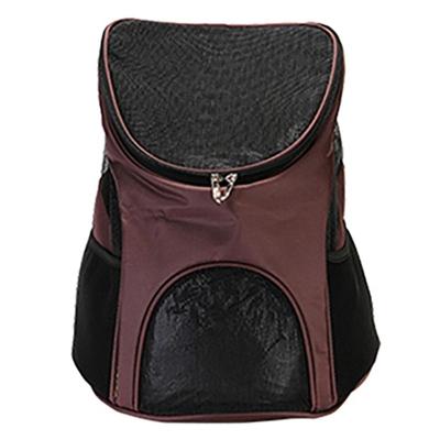 Portable opvouwbare nylon ademend pet carrier rugzak grootte: 45 x 36 x 31cm (koffie)