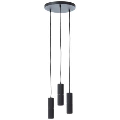 Brilliant 3-lichts hanglampMarty Ø 30cm zwart - G80051/76