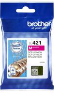 Inktcartridge brother lc-421m rood | 5 stuks - thumbnail
