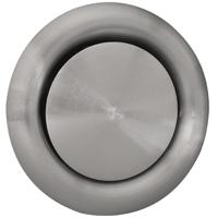 Nedco ventilatieventiel RVS rond 100mm - thumbnail