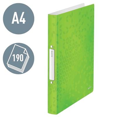 Leitz WOW ringmap, uit PP, ft A4, groen