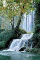 Poster Waterfall Stone Monastery 61x91,5cm - thumbnail