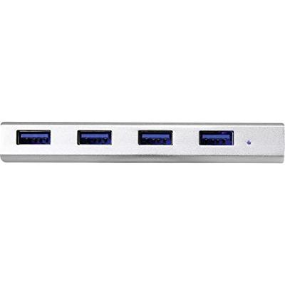 Renkforce 4 poorten USB-hub Aluminium